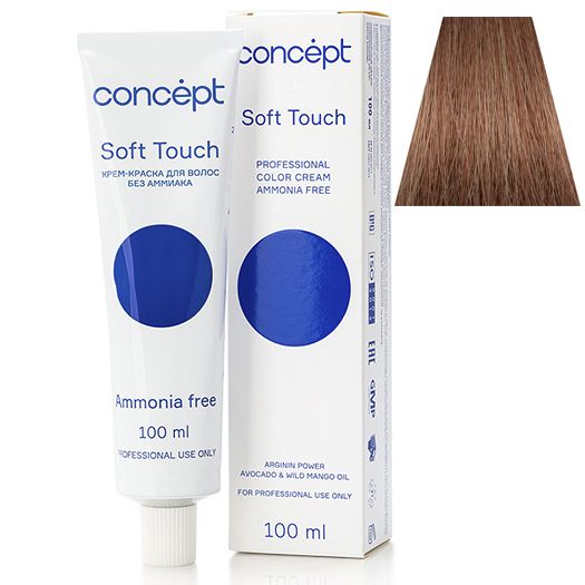 Cream hair dye without ammonia 6.1 blond medium ash Soft Touch Concept 100 ml